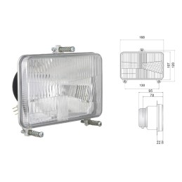 Headlight 3 funk case new holland