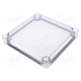 1 pcs x FIBOX - EKH 30-T - Cover, X: 190mm, Y: 190mm, Z: 30mm, Cover mat: polycarbonate