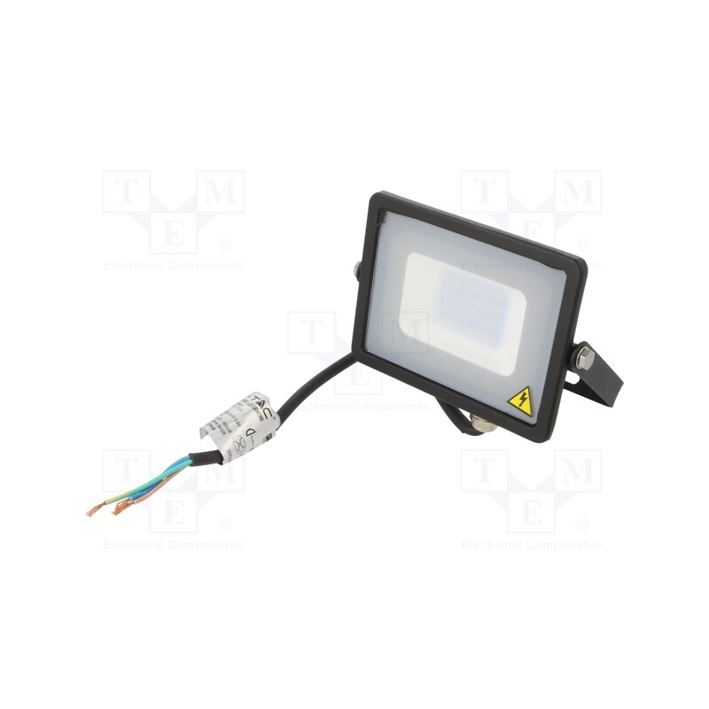 1 pcs x V-TAC - SKU 441 - Lamp: LED flood light, 220/240VAC, 20W, cool white, 100°, 6400K