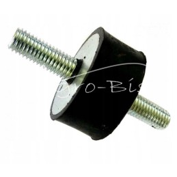 Bumper rubber met 40x20, two M10 screws