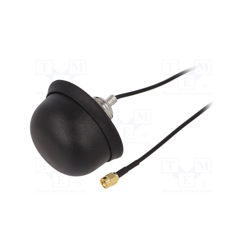 1 pcs x SR PASSIVES - GPS-ANT601 - Antenna, GPS, 3dBi, RHCP, screw type, 50Ω, male,SMA, -40÷85°C, RG58