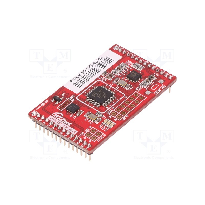 1 pcs x WIZNET - WIZ752SR-120 - Module: Ethernet, Comp: IP101GRI,W7500, Cortex M0, 3.3VDC