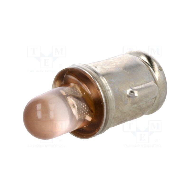 1 pcs x POLAM-ELTA - LO-BA7S-12AC/DC - LED lamp, orange, BA7S, 12VDC, 12VAC