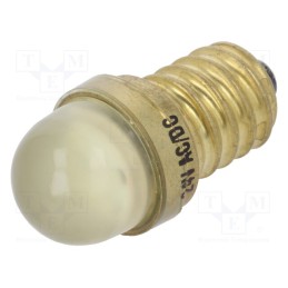 1 pcs x POLAM-ELTA - LY-E14-24AC/DC - LED lamp, yellow, E14, 24VDC, 24VAC