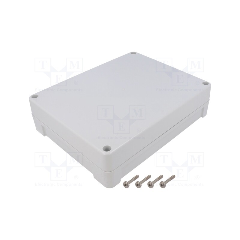 1 pcs x KRADEX - ZP240.190.60JH TM ABS - Enclosure: multipurpose, X: 190mm, Y: 240mm, Z: 60mm, ZP, ABS, gasket