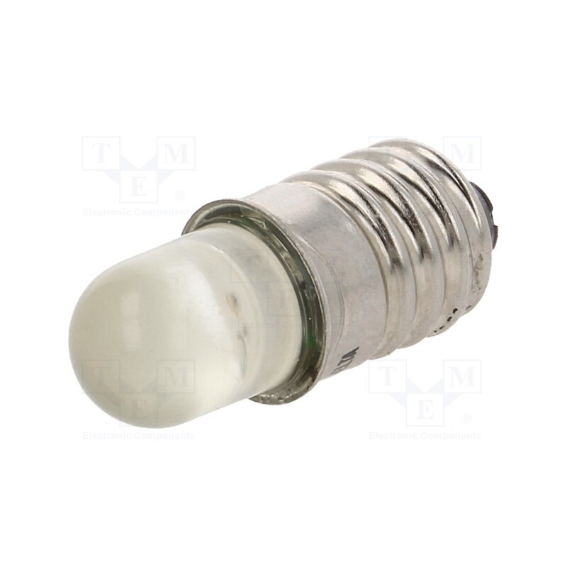 1 pcs x POLAM-ELTA - LY-E10-230AC - LED lamp, yellow, E10, 230VAC, 250÷300mcd