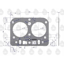 Engine head gasket C 330 original Ursus