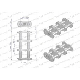 Chain lock reinforced z10a 3 ansi a 50 r3 5 8
