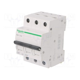1 pcs x SCHNEIDER ELECTRIC - A9K02332 - Circuit breaker, 230/400VAC, Inom: 32A, Poles: 3, Charact: C, 6kA