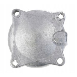 Engine oil cooler housing cover for birth
