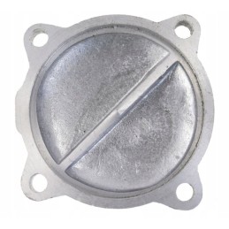 Engine oil cooler housing cover for birth