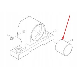 US$254 31f 136 front axle mounting bushing
