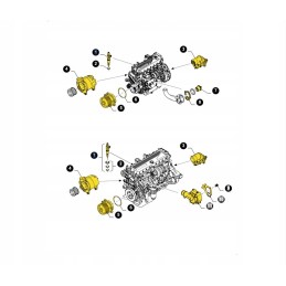 New Holland fuel system injector 504255185