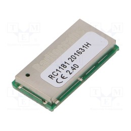 1 pcs x RADIOCRAFTS - RC1181-TM - Module: RF, UART, -110dBm, 2÷3.6VDC, 10dBm, SMD, 100kbps, 37/24mA