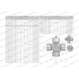 Shaft crosshead 22x58, motogene central lubrication