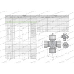 Shaft crosshead 22x54, motogene central lubrication