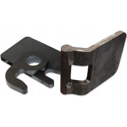 Reinforced hinge of the lower side, opening with a 25mm rod