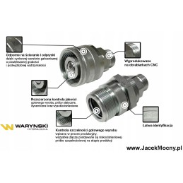 Warynski screwed Euro pp socket plug reduction