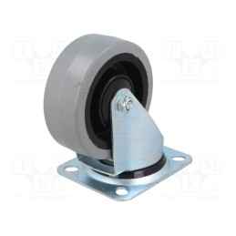 1 pcs x RADER - KPE-POGES 100K1 - Transport wheel, Ø: 100mm, W: 36mm, H: 128mm, torsional, 150kg, POGES
