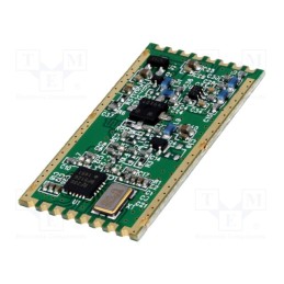 1 pcs x HOPE MICROELECTRONICS - RFM23BP-433S2 - Module: RF, FM transceiver, FSK, 433.92MHz, SPI, -120dBm, 3.3÷6VDC