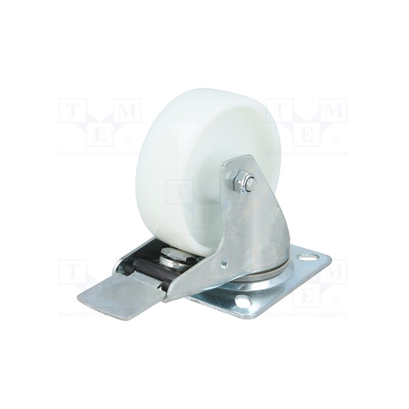 1 pcs x RADER - KPE-PPB 100S-HC - Transport wheel, Ø: 100mm, W: 36mm, H: 128mm, torsional with lock