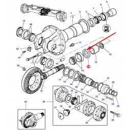3764319m1 spacer washer 7 2mm