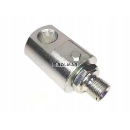 Angle swivel hydraulic connector 90 3 8