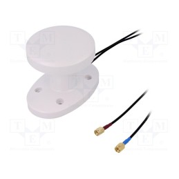 1 pcs x SR PASSIVES - COMBO-ANT013 - Antenna, GPS,GSM, 2dBi, linear,RHCP, screw, 50Ω, 80x76x110mm, RG174