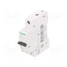 1 pcs x SCHNEIDER ELECTRIC - A9K02116 - Circuit breaker, 230/400VAC, Inom: 16A, Poles: 1, Charact: C, 6kA