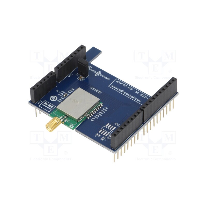 1 pcs x RADIOCONTROLLI - RC-S2LP-868-HA-EK - Dev.kit: RF, GPIO,SPI, NUCLEO-L053R8,NUCLEO-L152RE, pin strips