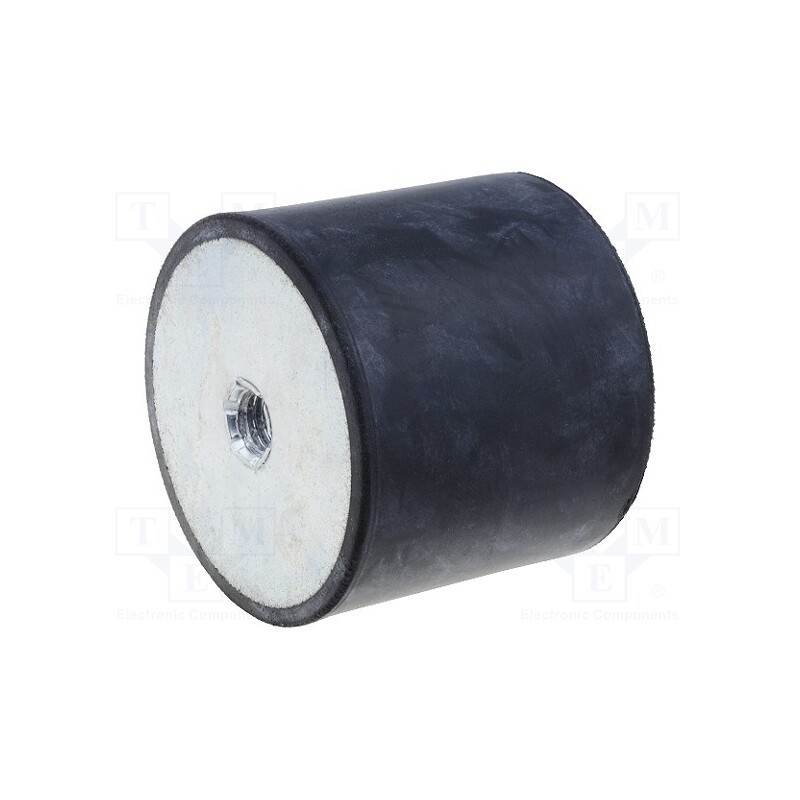1 pcs x ELESA+GANTER - DVA.5-100-40-M16-55 - Vibroisolation foot, Ø: 100mm, H: 40mm, Shore hardness: 55±5