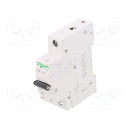 1 pcs x SCHNEIDER ELECTRIC - A9K02104 - Circuit breaker, 230/400VAC, Inom: 4A, Poles: 1, Charact: C, 6kA