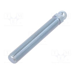 1 pcs x FATH - 098DM16100M - Pin, M16, Plunger mat: steel, Ø: 15mm, Plating: zinc, Spanner: 17mm