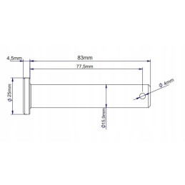 Hanger pin mf3 mf4 massey ferguson mf3 mf4