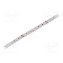 1 m x WISVA OPTOELECTRONICS - HH-S60F012-5630-24 CW WHITE PCB IP20 - LED tape, white cold, 5630, 24V, LED/m: 60, 12mm, white PCB