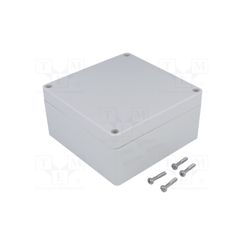 1 pcs x HAMMOND - 1554NGY - Enclosure: multipurpose, X: 120mm, Y: 120mm, Z: 60mm, 1554, ABS, grey