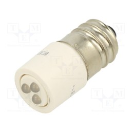 1 pcs x CML INNOVATIVE TECHNOLOGIES - 1863635W3D - Indicator: LED, E14, white, plastic, 24VAC, 24VDC, -20÷60°C