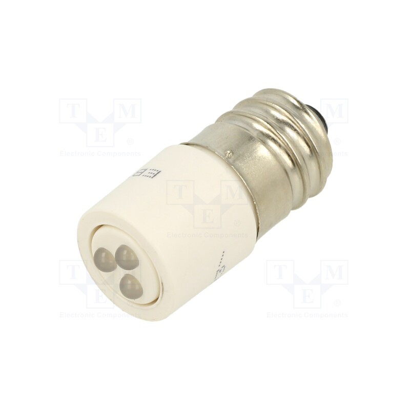 1 pcs x CML INNOVATIVE TECHNOLOGIES - 1863635W3D - Indicator: LED, E14, white, plastic, 24VAC, 24VDC, -20÷60°C