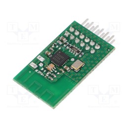 1 pcs x AUREL - 650201476G - Module: RF, AM transceiver, FSK, 2.4GHz, SPI, -115dBm, 3VDC, 36/8mA