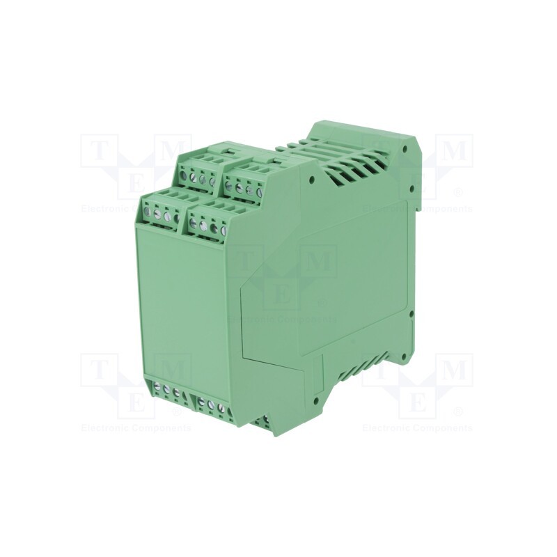 1 pcs x DEGSON ELECTRONICS - FMET-08P-14-15Z(H) - Enclosure: for DIN rail mounting, polyamide, green, terminals: 32