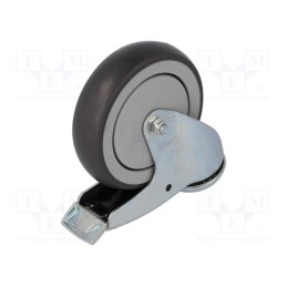 1 pcs x COLSON - BDPE 1255 6000 - Transport wheel, Ø: 125mm, W: 27mm, H: 157mm, torsional with lock