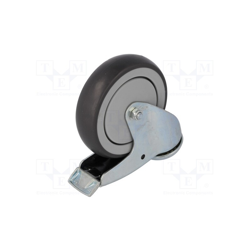 1 pcs x COLSON - BDPE 1255 6000 - Transport wheel, Ø: 125mm, W: 27mm, H: 157mm, torsional with lock