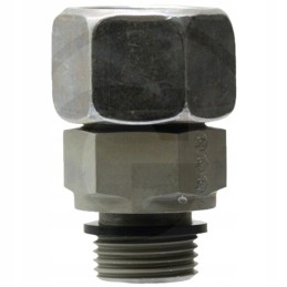 Straight connector with internal thread 2x M18x1 5 din 2353