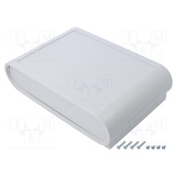 1 pcs x SUPERTRONIC - PP084LL-S - Enclosure: desktop, SOBREMESA, X: 140mm, Y: 218mm, Z: 55mm, ABS, grey