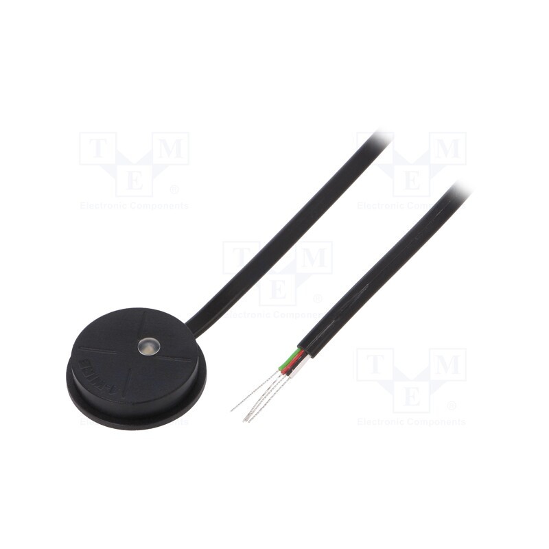 1 pcs x DREXIA - 1W-H3-04P - RFID reader, 12V, UNIQUE, 1-wire, LED status indicator, 34x7.8mm