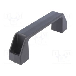 1 pcs x ELESA+GANTER - 37145 - Handle, technopolymer PA, black, H: 41mm, L: 142mm, W: 26mm, F2: 2.5kN