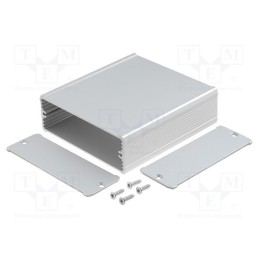 1 pcs x FISCHER ELEKTRONIK - TUF 94 32 100 ME - Enclosure: with panel, TUF, X: 94mm, Y: 100mm, Z: 32mm, aluminium