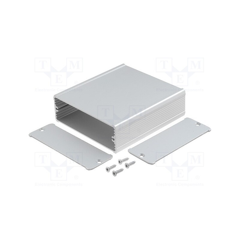 1 pcs x FISCHER ELEKTRONIK - TUF 94 32 100 ME - Enclosure: with panel, TUF, X: 94mm, Y: 100mm, Z: 32mm, aluminium