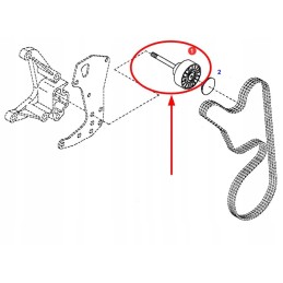F716201040060 tensioner guide roller