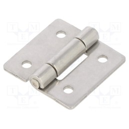 1 pcs x ELESA+GANTER - GN 136-NI-30-30-B - Hinge, Width: 30mm, stainless steel, H: 30mm, Holes pitch: 18/18mm
